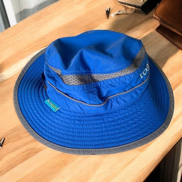 Kids Yosemite National Park Bucket Hat With Drawstring Chin Strap Blue Age 2-5 - Picture 2 of 5